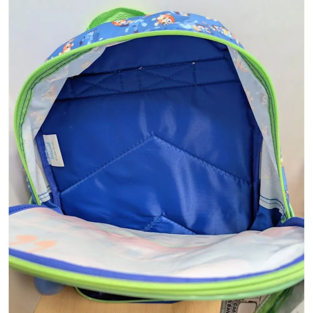 Bluey Backpack Five Piece Set with Insulated Lunch Box and Gadget Case NWT